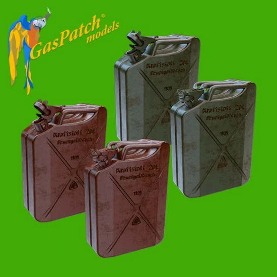 1/35 German Fuel Jerry Cans 1939 ABP & SCHWELM (12pcs)