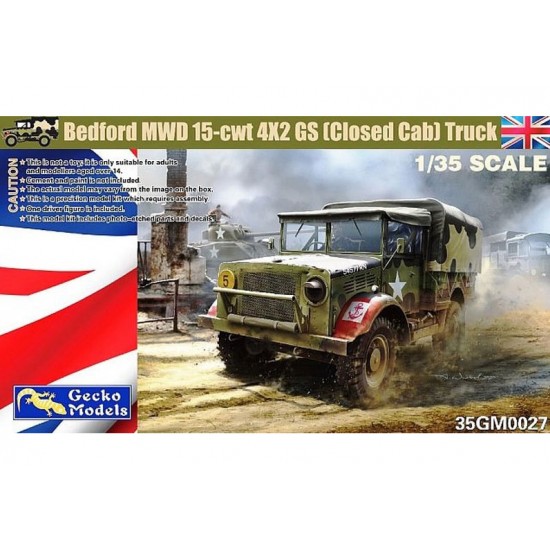 1/35 Bedford MWD 15-cwt 4x2 GS Truck w/Canvas Cover (Closed Cab)