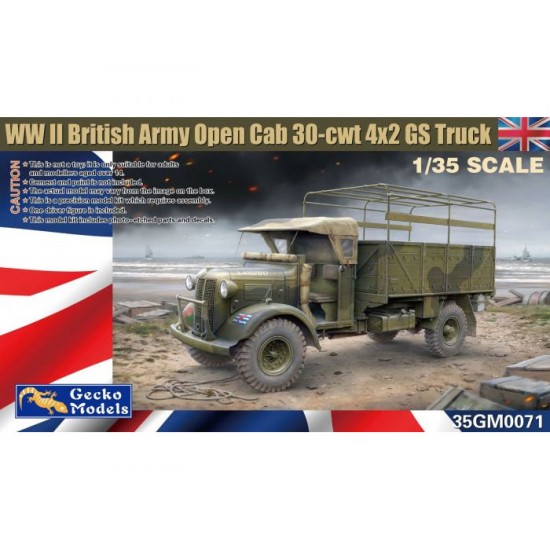 1/35 WWII British Army Open Cab 30-cwt 4x2 GS Truck