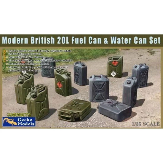 1/35 Modern British 20L Fuel Can & Water Can Set