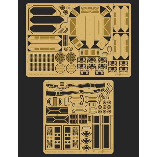 1/32 Colonial Raptor Armament Detail Set for Moebius kits