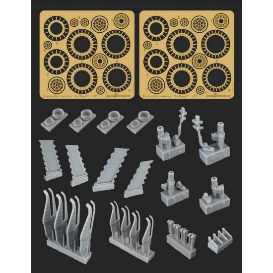1/72 Starfury MK.I Exterior Detail Set for Revell kits [BABYLON 5]