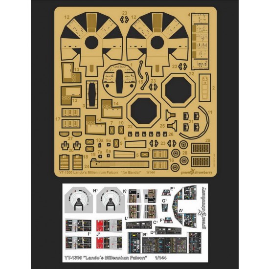 1/144 YT-1300 "Lando's Millennium Falcon" Detail Set for Bandai kits [Star Wars Solo]