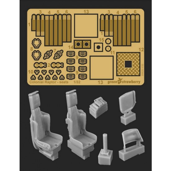 1/32 Colonial Raptor Seats