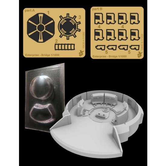 1/1000 USS Enterprise NCC-1701 Bridge [STAR TREK Discovery]