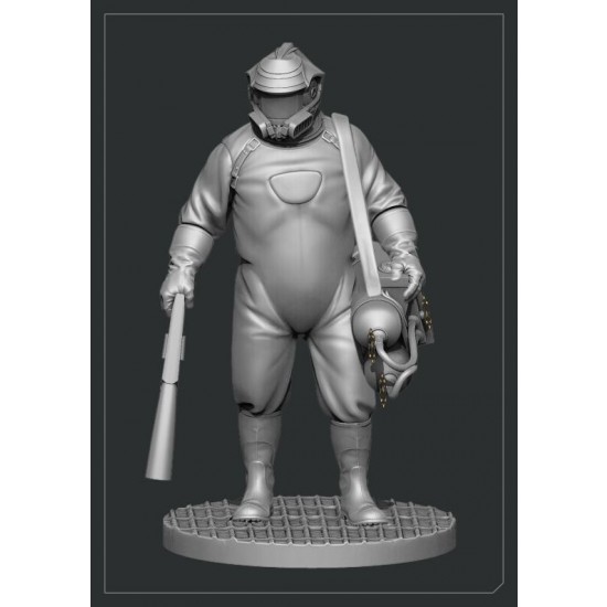 1/20 Worm Farmer in Hazard Suit with Feeding Device