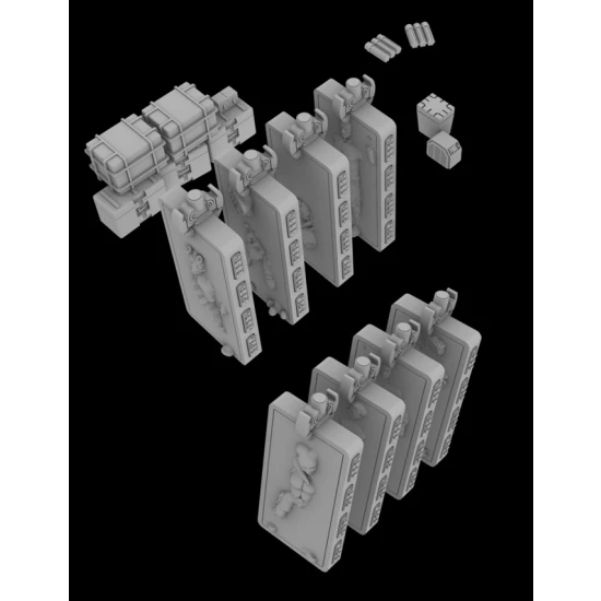 1/72 "Razor Crest" Cargo Stuff & Carbonites for AMT kit [STAR WARS - Mandalorian]