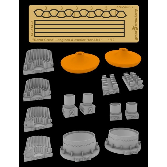 1/72 "Razor Crest" Engines for AMT kit [STAR WARS - Mandalorian]