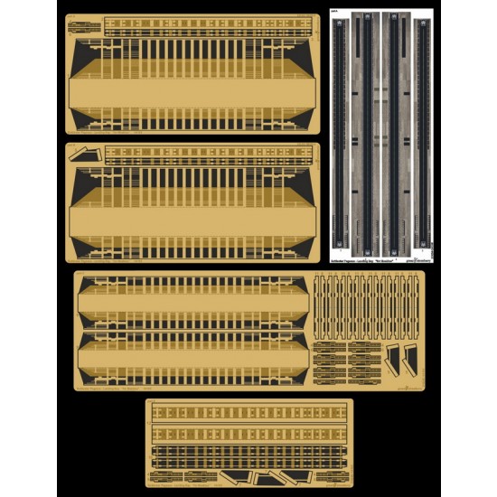1/4105 Battlestar Pegasus Landing Bay Detail set for Moebius kit