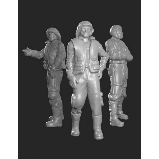 1/72 Hangar Crew Vol.VII Guards (2 figures), A-Wing Pilot [Star Wars Trilogy]
