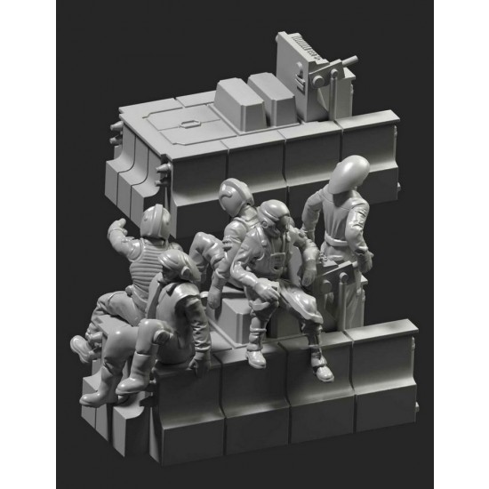 1/72 Hangar Transporter with Crew