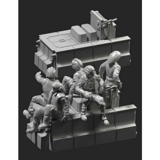 1/72 Hangar Transporter with Crew