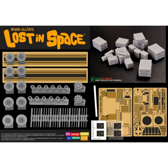 1/35 CHARIOT Exterior, Interior, Tracks & Accessories for Doll & Hobby kits [Lost in Space]