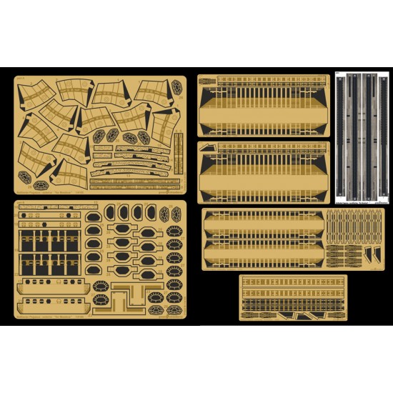 1/4105 Battlestar Pegasus Complete Upgrade set for Moebius kit [FruitPACK]