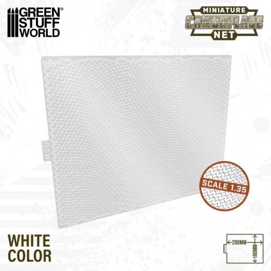 1/35 Miniature Camouflage Nets #White (200x160mm)