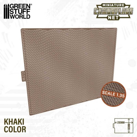 1/35 Miniature Camouflage Nets #Khaki (200x160mm)