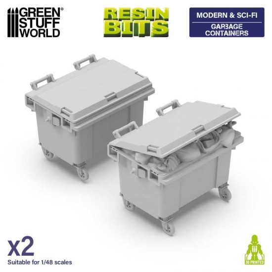 1/48 Modern/Sci-fi - Garbage Container (2pcs)