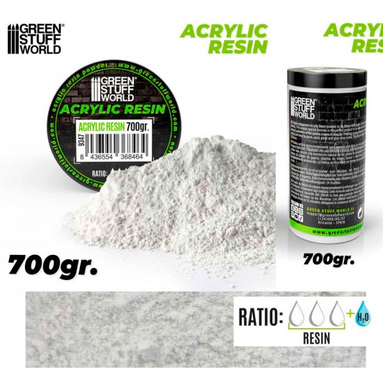 Acrylic Resin Powder (700gr) Green Stuff World 9347