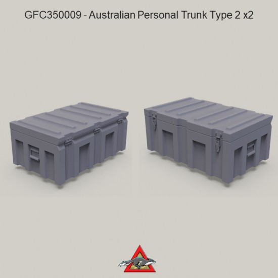 1/35 Modern Australian Personal Trunk Type 2 (2pcs)