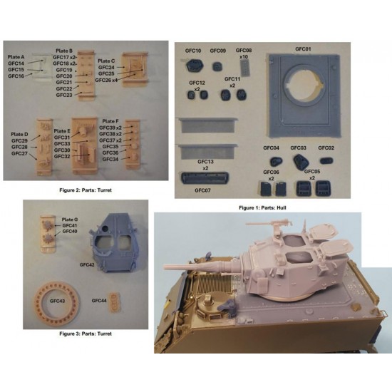 1/35 Australian Fire Support Vehicle M113A1 (FS) Conversion for AFV Club M113 kits
