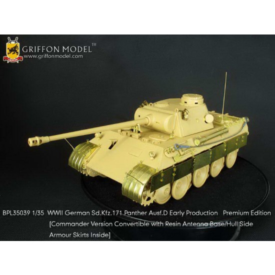 1/35 WWII SdKfz.171 Panther Ausf.D (Early) Detail-up Set [Premium Edition]