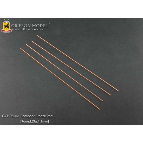 Phosphor Bronze Rod (Round, Diameter: 1.2mm, Length: 150mm)(4pcs)