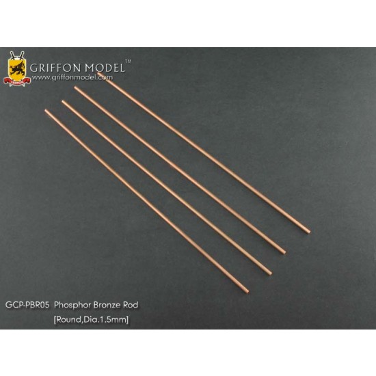 Phosphor Bronze Rod (Round, Diameter: 1.5mm, Length: 150mm)(4pcs)