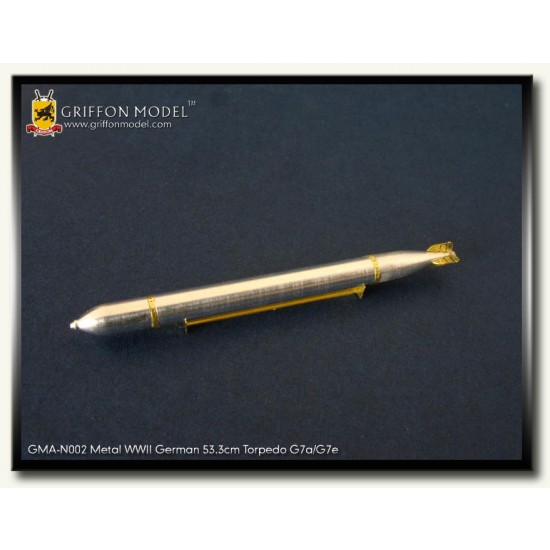 1/144 Metal WWII German Torpedo 53.5cm G7a / G7e for all brands