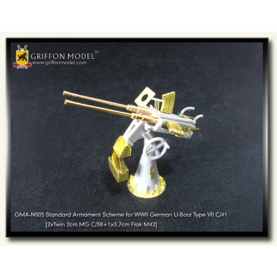 1/72 Standard Armament Scheme for U-Boot VII C/41 for Revell 05045
