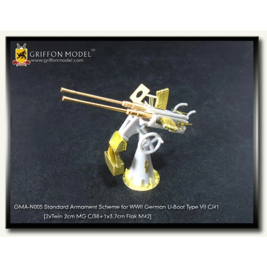 1/72 Standard Armament Scheme for U-Boot VII C/41 for Revell 05045