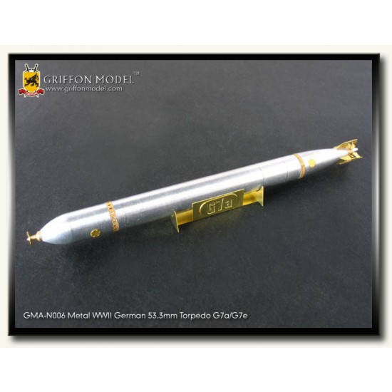 1/72 Metal WWII German Torpedo 53.5cm G7a/G7e for all brands