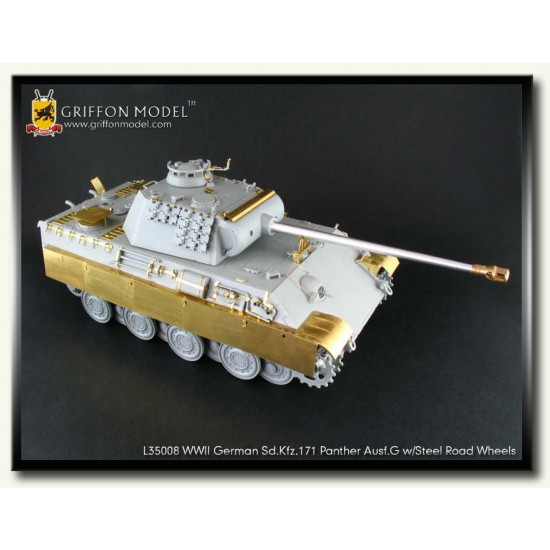Photoetch for 1/35 SdKfz.171 Panther Ausf.G Tank w/Steel Road Wheels