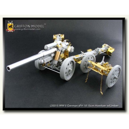 Photoetch for 1/35 German sFH.18 15cm Howitzer w/Metal Barrel for Dragon #6392
