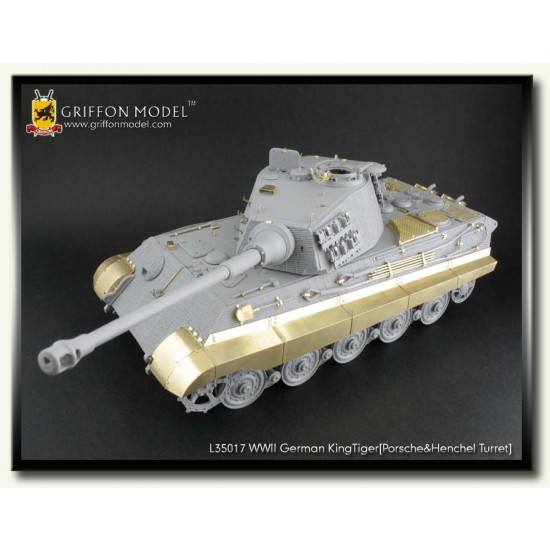 Photoetch for 1/35 German King Tiger (Porsche & Henschel Turret) & Track Guards