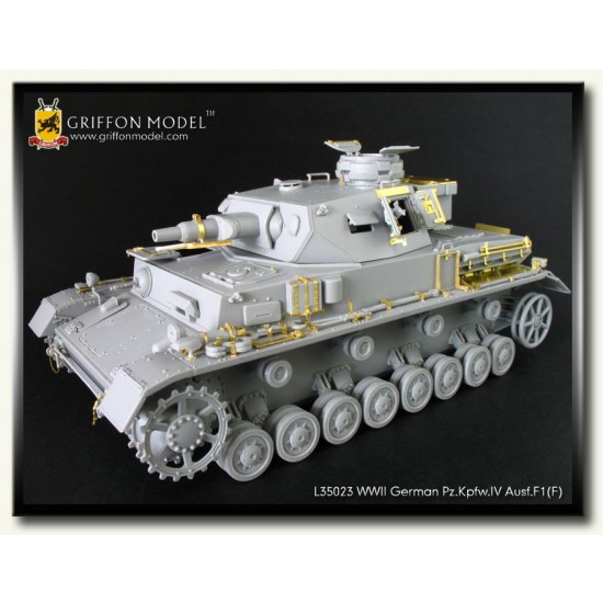Photoetch for 1/35 German Panzer IV Ausf.F1(F) for Dragon kit #6315