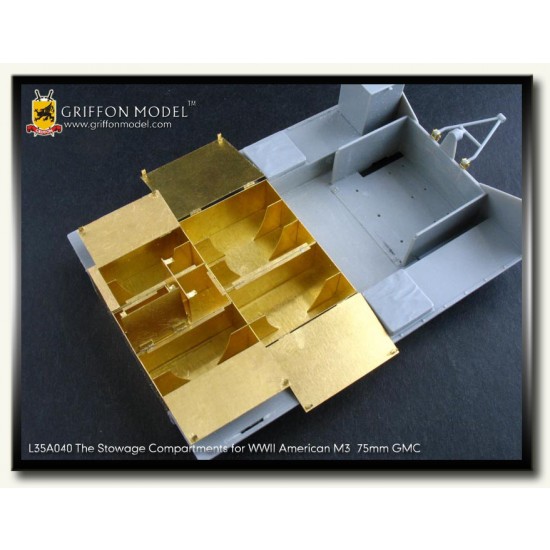 Stowage Compartments for 1/35 American M3 75mm GMC for Dragon kit #6467