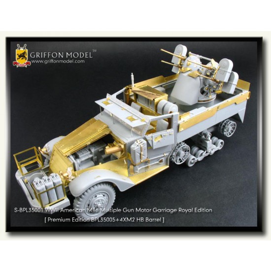 Upgrade Set for 1/35 US M16 Multiple Gun Motor Carriage for Dragon kit #6381