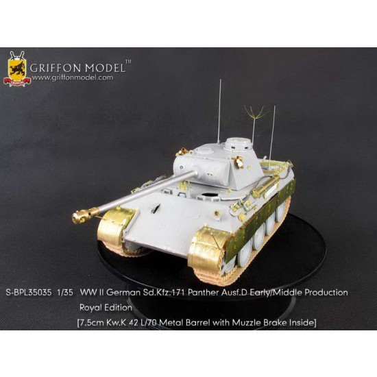 1/35 WWII SdKfz.171 Panther Ausf.D (Early/Middle) Detail-up Set [Royal Edition]