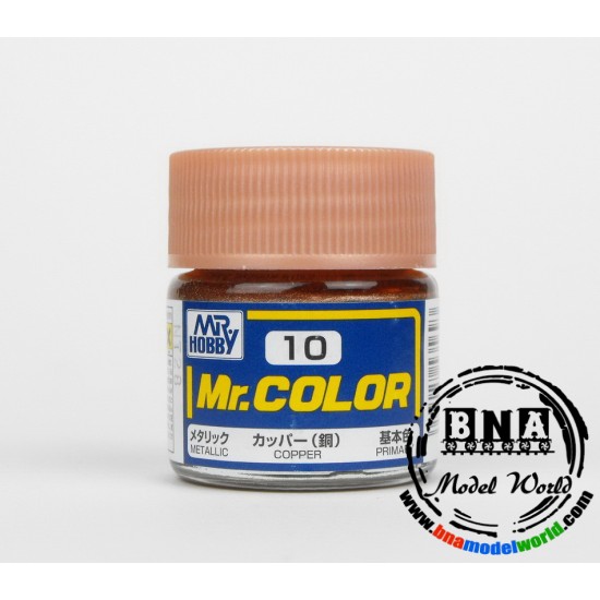 Solvent-Based Acrylic Paint - Metallic Copper (10ml)