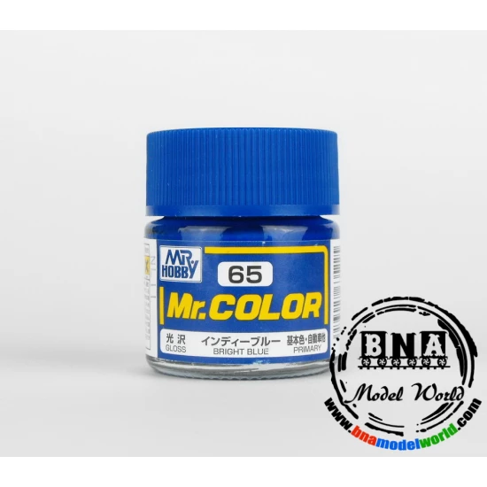 Solvent-Based Acrylic Paint - Gloss Bright Blue (10ml)