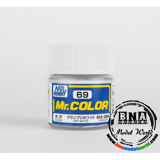 Solvent-Based Acrylic Paint - Gloss Off White (10ml)