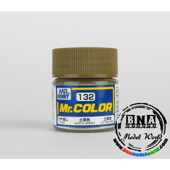Solvent-Based Acrylic Paint - Flat Earth Green (10ml)