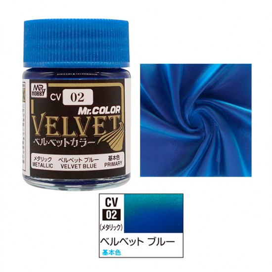 Mr. Color Solvent-based Acrylic Resin Paint - Velvet Blue (18ml)