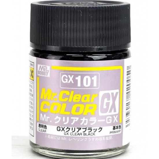 Mr Clear Colour - Deep Clear Black (18ml)