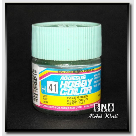 Water-Based Acrylic Paint - Gloss Pale Green (10ml)