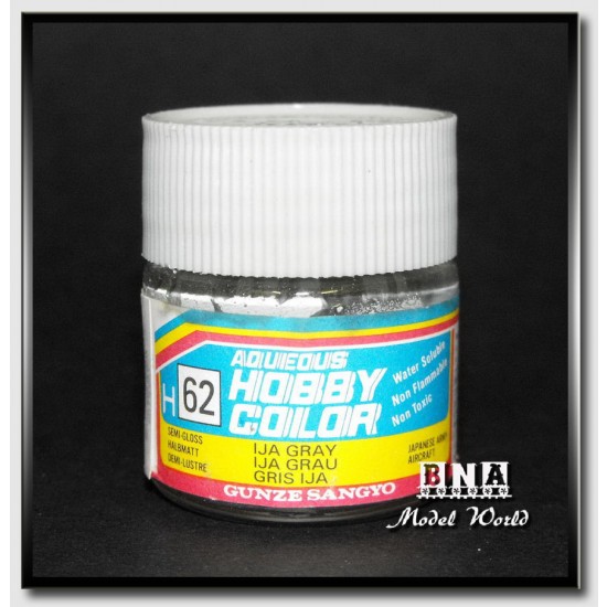 Water-Based Acrylic Paint - Semi-Gloss IJA Grey (10ml)