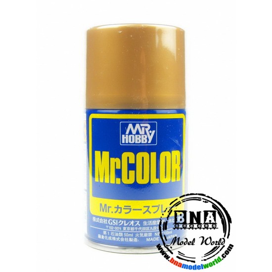 GSI Creos Mr.Color Spray Paint - Metallic Gold (100ml) | BNA Model World