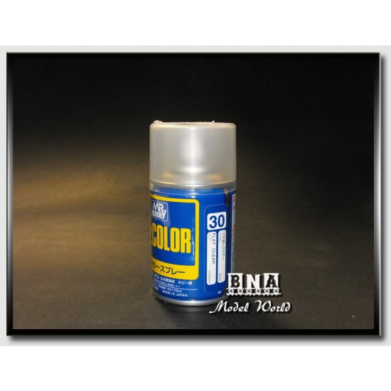 Mr Color Spray Paint - Flat Clear (100ml)