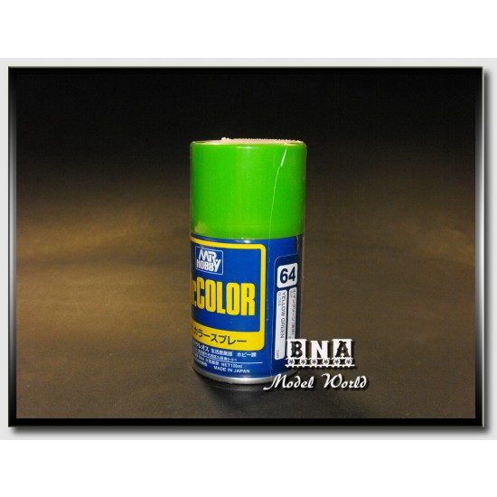 Mr Color Spray Paint - Gloss Yellow Green (100ml)