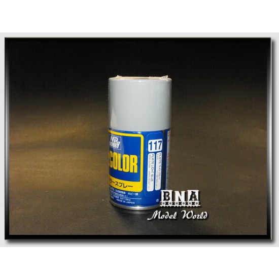 Mr Color Spray Paint - Semi-Gloss RLM76 Light Blue (100ml) GSI Creos J117